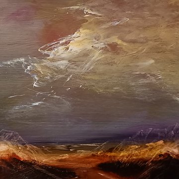 |+|Stpoe5 / Öl auf Steinpapier, 2023 / 30 x 30