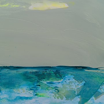 |+|Farbnotiz Nr.18 / Acryl auf Papier / 15 x 15