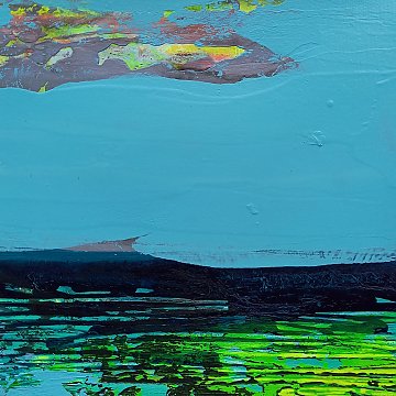 |+|Farbnotiz Nr.3 / Acryl auf Papier / 15 x 15