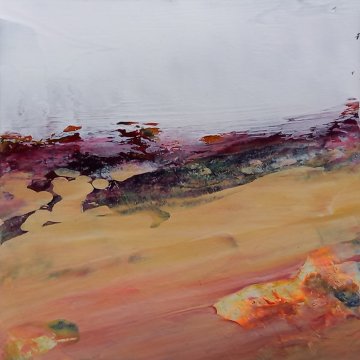 |+|Farbnotiz Nr.34 / Acryl auf Papier / 15 x 15