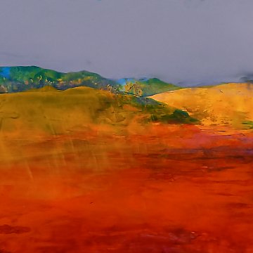 |+|Farbnotiz Nr.42 / Acryl auf Papier / 15 x 15