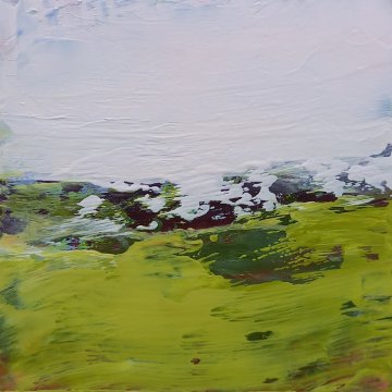 |+|Farbnotiz Nr.43 / Acryl auf Papier / 15 x 15