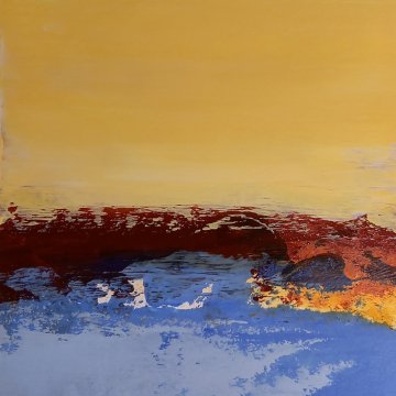 |+|Farbnotiz Nr.49 / Acryl auf Papier / 15 x 15