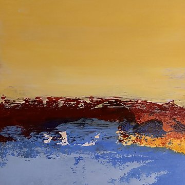 |+|Farbnotiz Nr.49 / Acryl auf Papier / 15 x 15