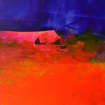 |+|Farbnotiz Nr.5 / Acryl auf Papier / 15 x 15