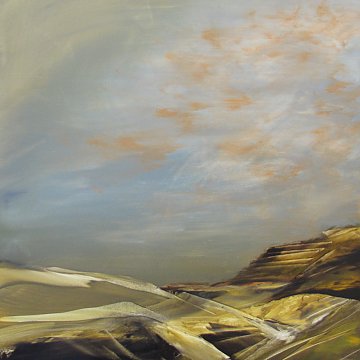 |-|Gesso11 / Öl auf Gessoplatte, 2023 / 40 x 40