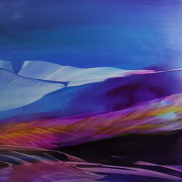 |+|Gesso3 / Öl auf Gessoplatte, 2023 / 30 x 30