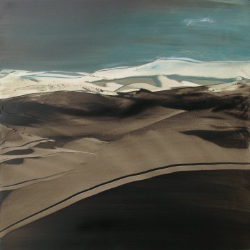 |+|Gesso2 / Öl auf Gessoplatte, 2023 / 30 x 30