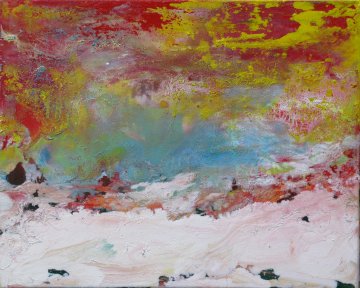 |-|Winterfrühe / Öl auf Leinwand / 40 x 50