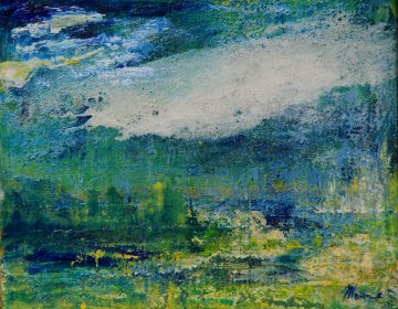 |-|Himmelberg / Öl auf Leinwand / 40 x 50