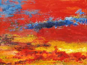 |-|Morgenbang / Öl auf Leinwand / 70 x 80