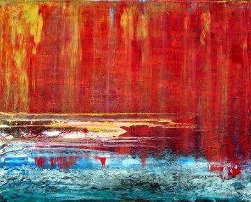 |+|Sonnenspur / Öl auf Leinwand / 40 x 50