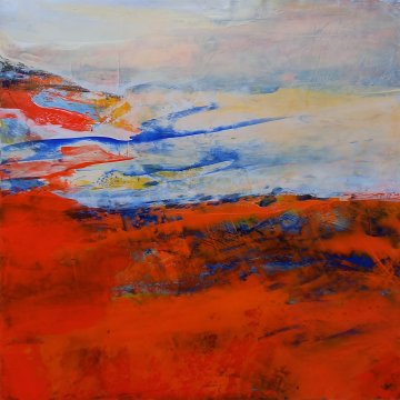 |+|St12 / Acryl auf Steinpapier, 2023 / 30 x 30