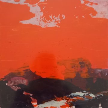 |+|ST 19 / Acryl auf Steinpapier, 2023 / 30 x 30