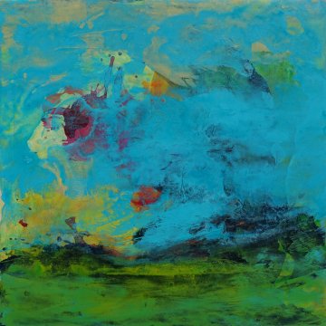 |+|St7 / Acryl auf Steinpapier, 2022 / 30 x 30