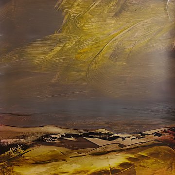 |+|Stpoe4 / Öl auf Steinpapier, 2023 / 30 x 30