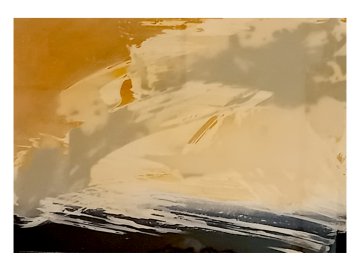 |+|InWachs33 / gewachstes Papier, Radierung und Ölfarbe, 2026 / 21 x 30