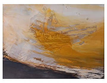 |+|InWachs40 / gewachstes Papier, Radierung und Ölfarbe, 2026 / 21 x 30